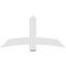 Ekena Millwork Bellingham Architectural Grade PVC Gable Bracket, 60"W x 30"H x 4"D x 6"F, 12/12 Pitch GBP060X30X0406BEL00 - alternate 5